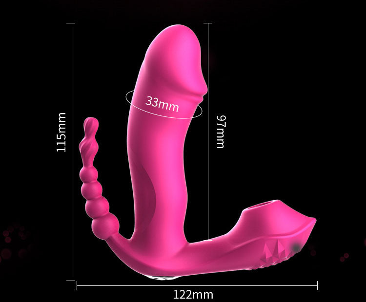 Vibrator Suction with Remote Control M6